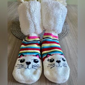 Cat Slipper Socks - NWOT